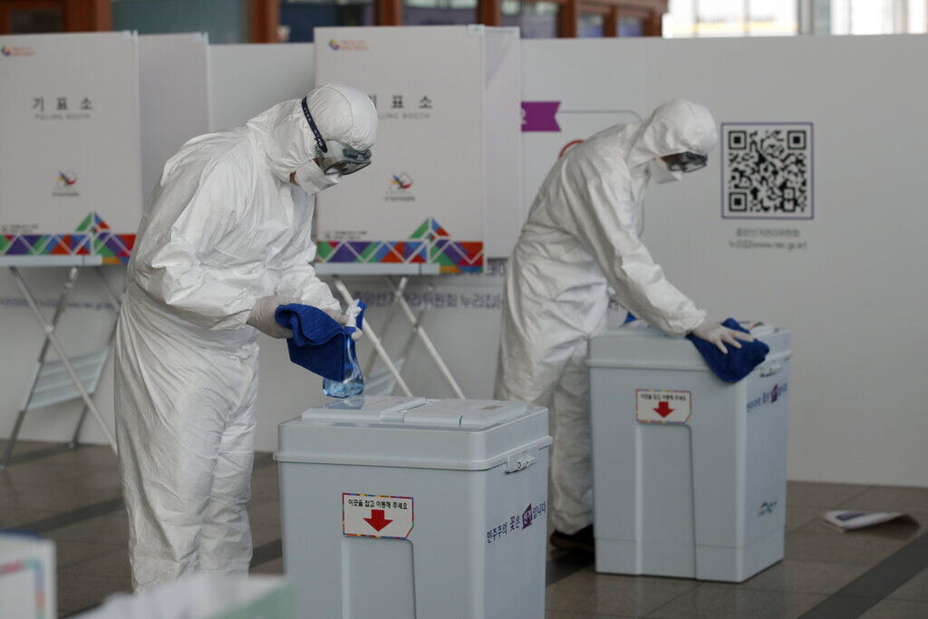 APTOPIX Virus Outbreak South Korea Election
